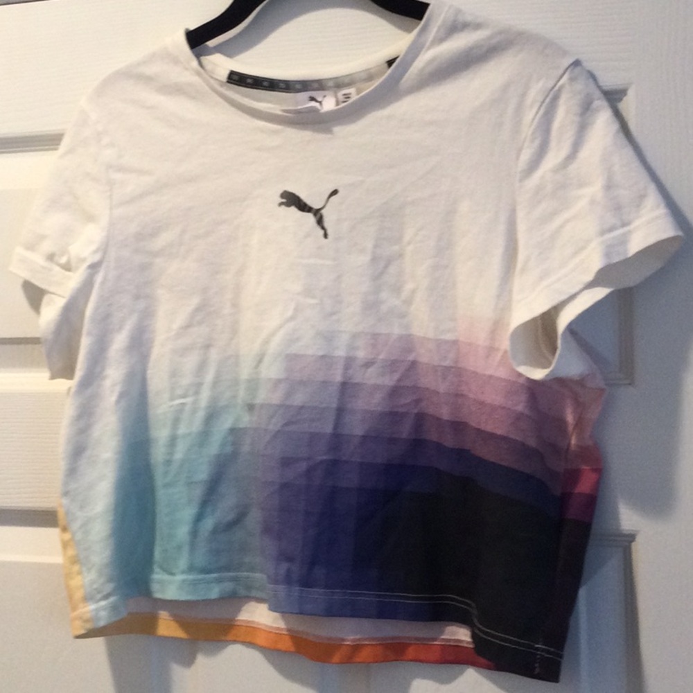 Puma crop top multicolored